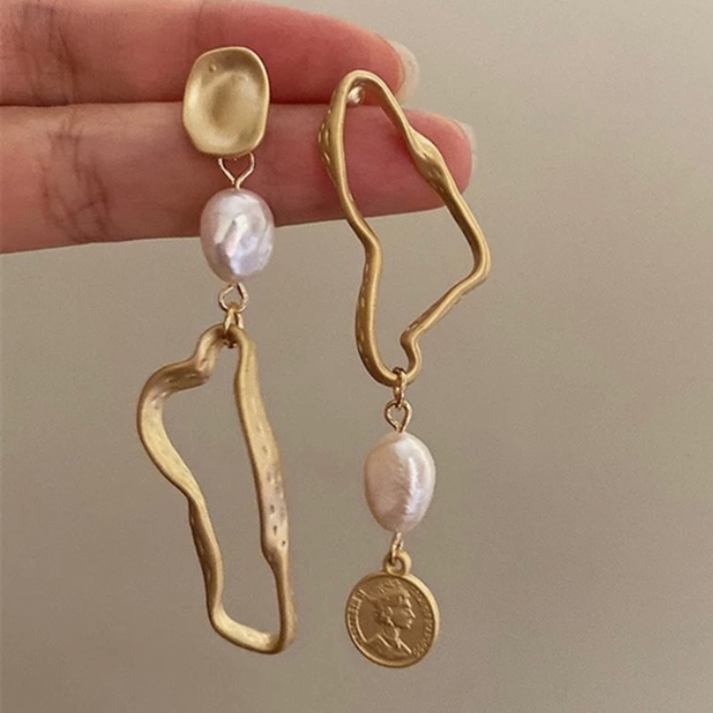 NEW LONG PEARL FRENCH STYLE FASHION  EARRINGS JEWELRY